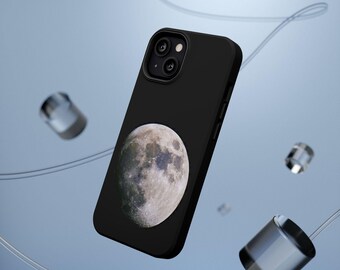 Funda para teléfono resistente a los impactos con diseño de fases lunares