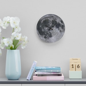 Full Moon Acrylic Wall Clock