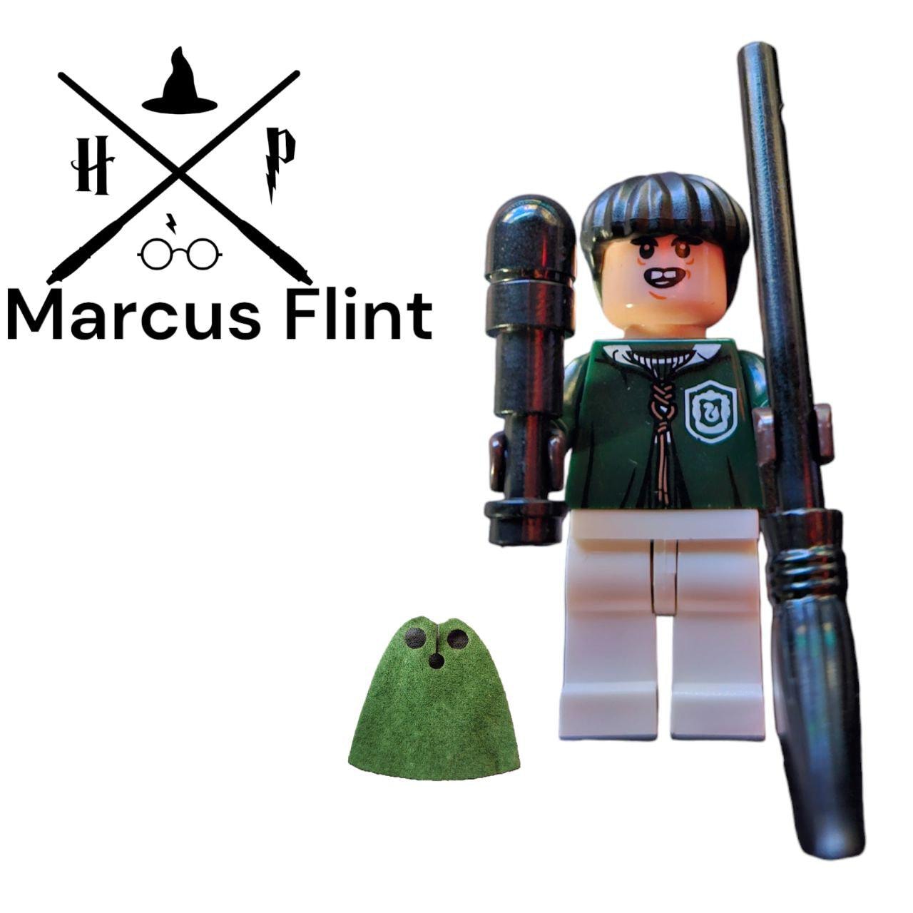 Marcus Flint Harry Potter Hogwarts Custom Art Building Minifigures Moc Brick Clamp Building Block Figure Build