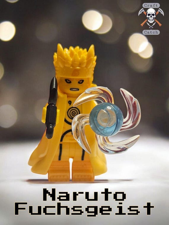 Naruto Uzumaki Fox Spirit Konoha Custom Art Building