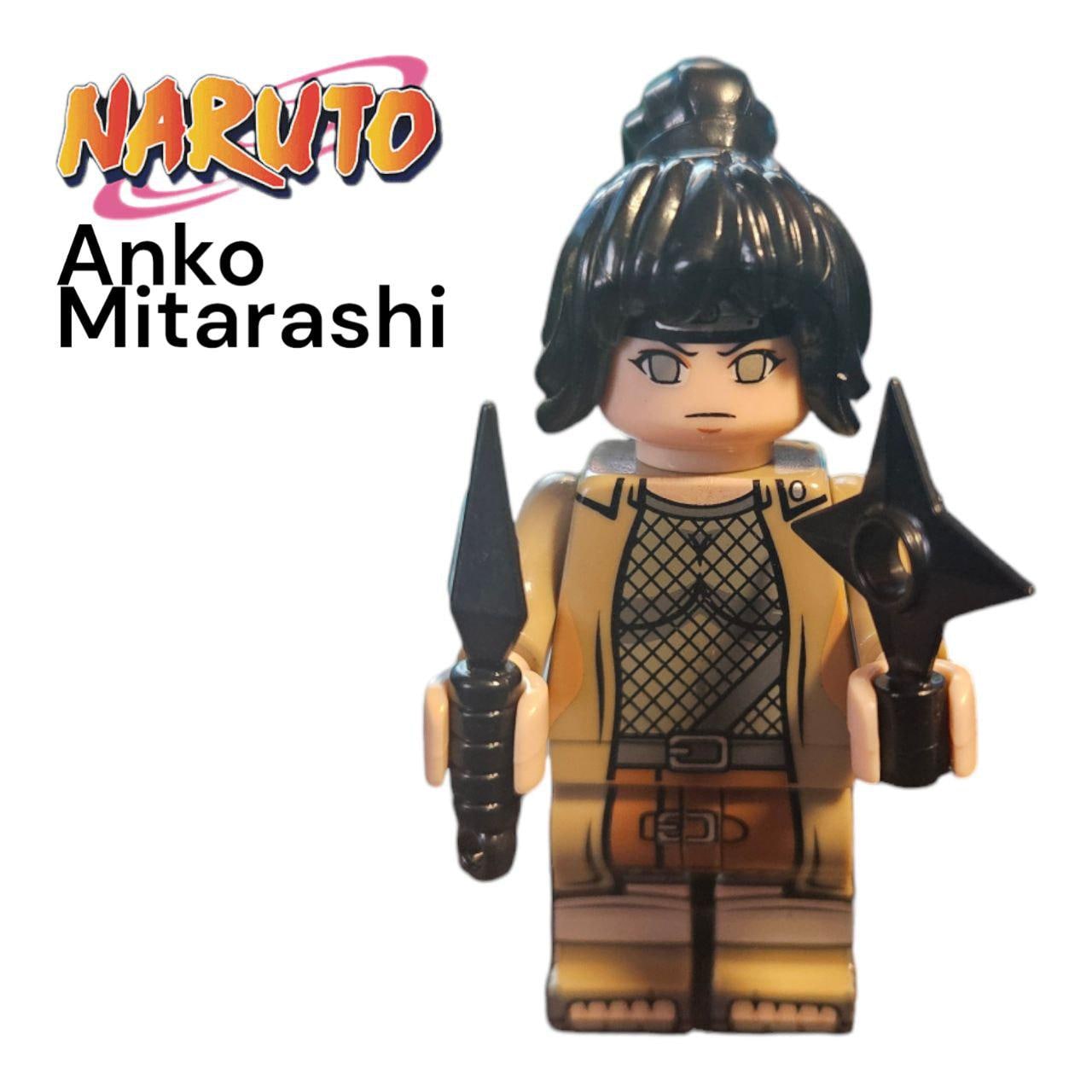 Anko Mitarashi Naruto Anime Custom Art Building Minifigures Moc Brick Clamp Building Block Figure Build