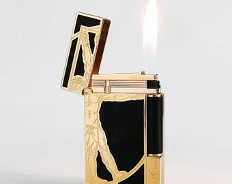 Encendedor de gas de lujo / Encendedor de llama / Encendedores de latón / Encendedor clásico / Regalo para hombres.