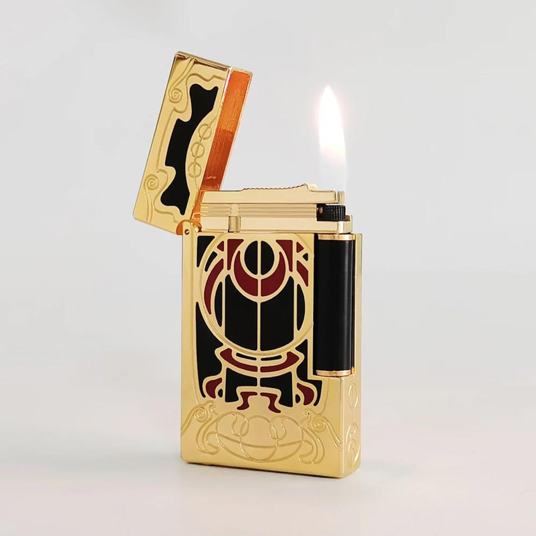 Luxury Gas Lighter | Ancient Egyptian Lighter | Lion Crown Lighter ...