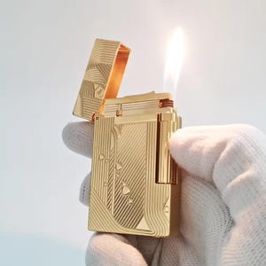 Luxury Gas Lighter | Flame Lighter | Brass Lighters | Classic Lighter |  Gift for Men.