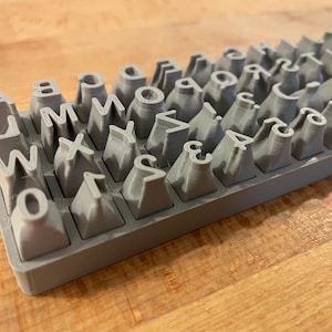 セラミック用スタンプセット - ツール - アルファベット - 数字 - 記号