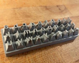 Stamp Set for Ceramic - Tool - Alphabet - Lower Case