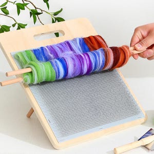 Wool Mixing, Carding & Blending Board, Hand Carders for Wool Felting, Wool Carders, Creating Rolags, Fiber Preparation, Blending Fibers Mat