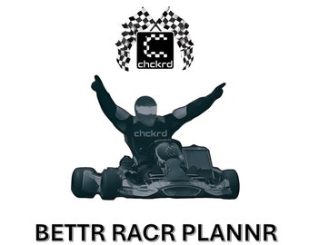 Masters Karting BETTR RACR PLANNR by chckrd – Ages 30+ Racing Planner with Workouts, Nutrition, Goals, and Resources - Digital Download