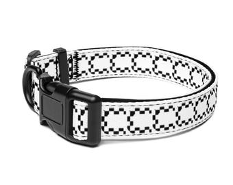 Racing Pet collar by chckrd - The Pogo - Adjustable Dog Collar for Race Fans, Durable and Comfortable Pet Accessory