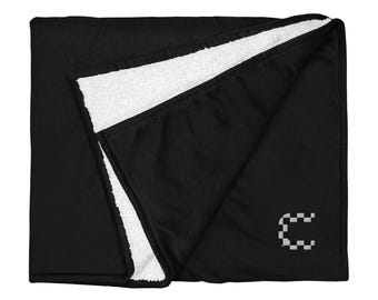 Racetrack Blanket by chckrd - The Track Snuggler - Premium Sherpa Blanket for Racing Fans, Soft and Cozy