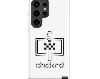 Racing Phone Case - Race Media - chckrd Race Art Collection, Dual-Layer Racing Media Protection Tough case for Samsung®