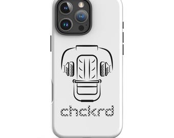 Racing Phone Case - Race Pod - chckrd Race Art Collection, Dual-Layer Protection for Racing Podcasters Tough Case for iPhone®