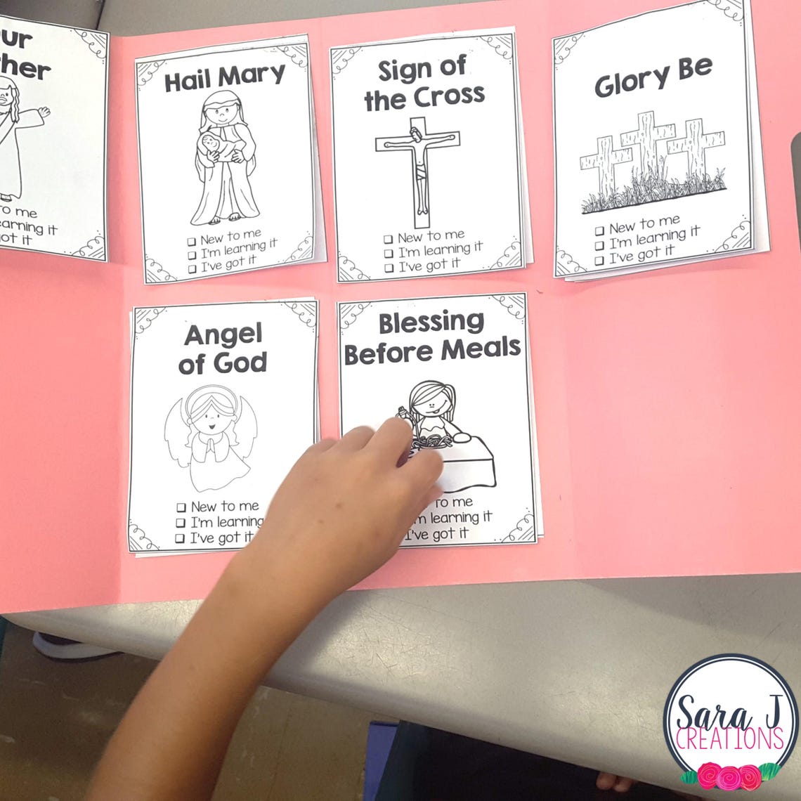 Catholic Lapbook, Catholic Prayers for Kids Lap Book, Catholic ...