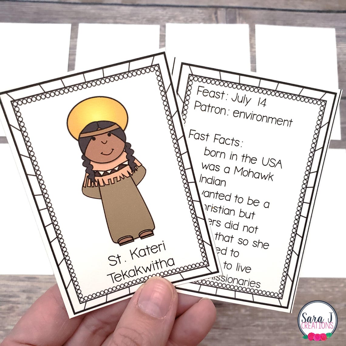 Catholic Saints Matching Card Game Activities, All Saints' Day ...