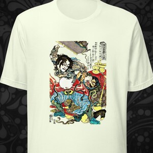 Kuniyoshi （Hakusho）「白日鼠白勝」 T‐shirt by Utagawa Kuniyoshi/Japanese art shirt/Ukiyo-e/masterpiece art/Kuniyoshi/Unisex
