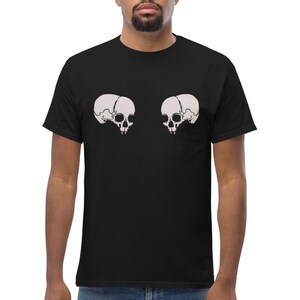 Jakuchū Skull Painting「髑髏図」T-Shirt Gildan 5000 by Itō Jakuchū /Japanese art shirt/Ukiyo-e/Japan/Unisex