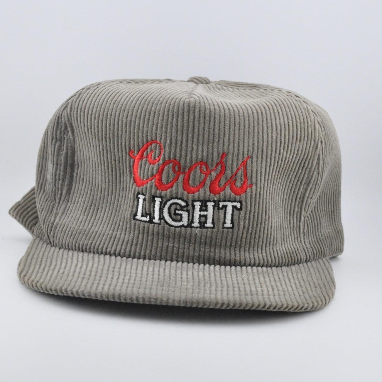 80's 90's Coors LIGHT コーデュロイ メッシュキャップ Vintage coors