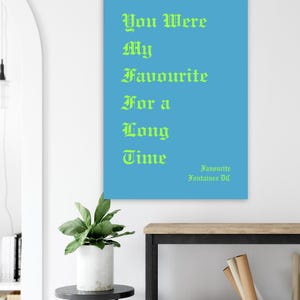 Stylish Fontaines DC (Romance) Wall Art - Indie Aesthetic Poster for Music Lovers