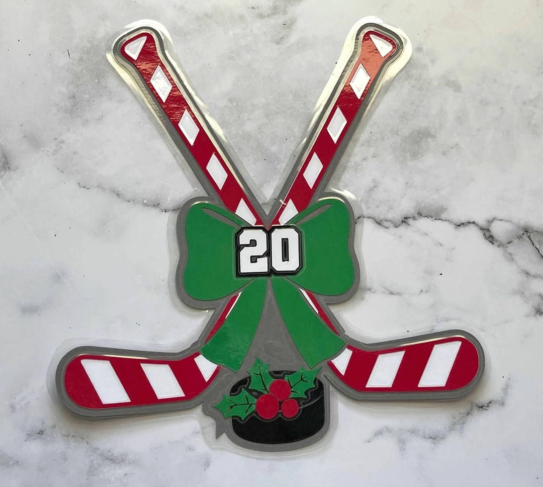 Hockey Tournament Door Sign Hockey Locker Sign Hockey Candy Cane Sticks