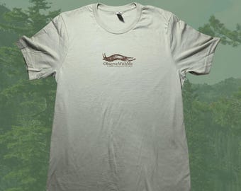 Camiseta de babosa: diseño de vida silvestre dibujado a mano