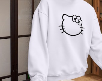 Maglietta Hello Cat Super Kitties, maglietta carina per feste tra ragazze, maglietta per ragazze con gattini, regalo per amanti dei gatti, maglietta carina con gattini kawaii, maglietta ispirata agli anni 2000