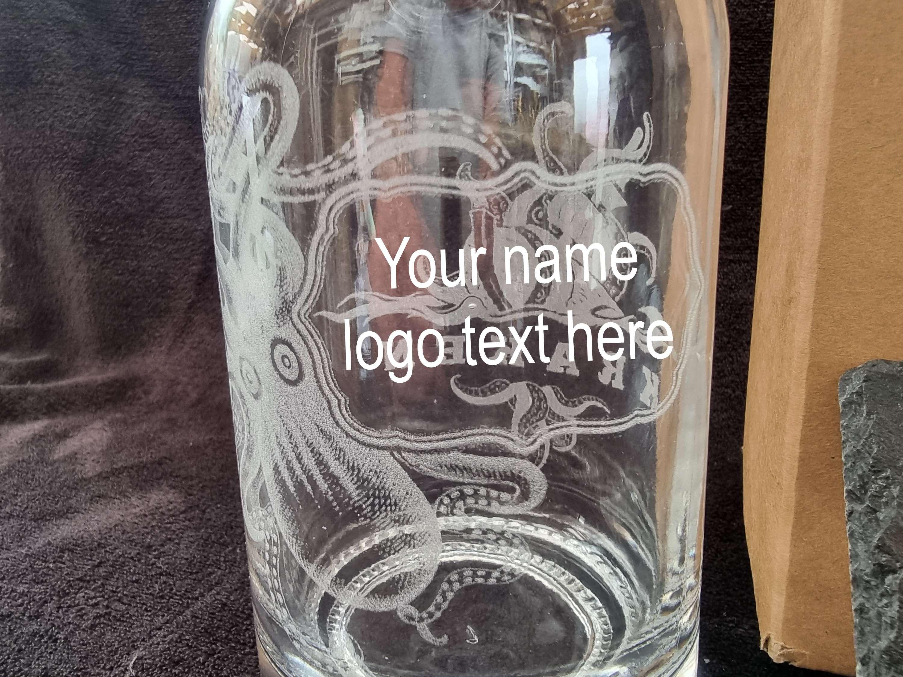 Kraken decanter your name logo text box sets can be personalised - Thumbnail 2