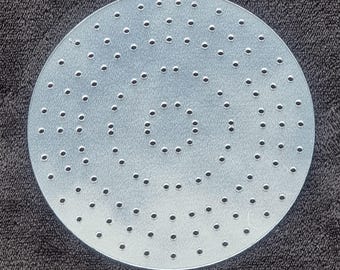 Crafting Wreath template Circular filled with holes