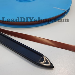 Copper self adhesive stick on lead strip window lead craft lead