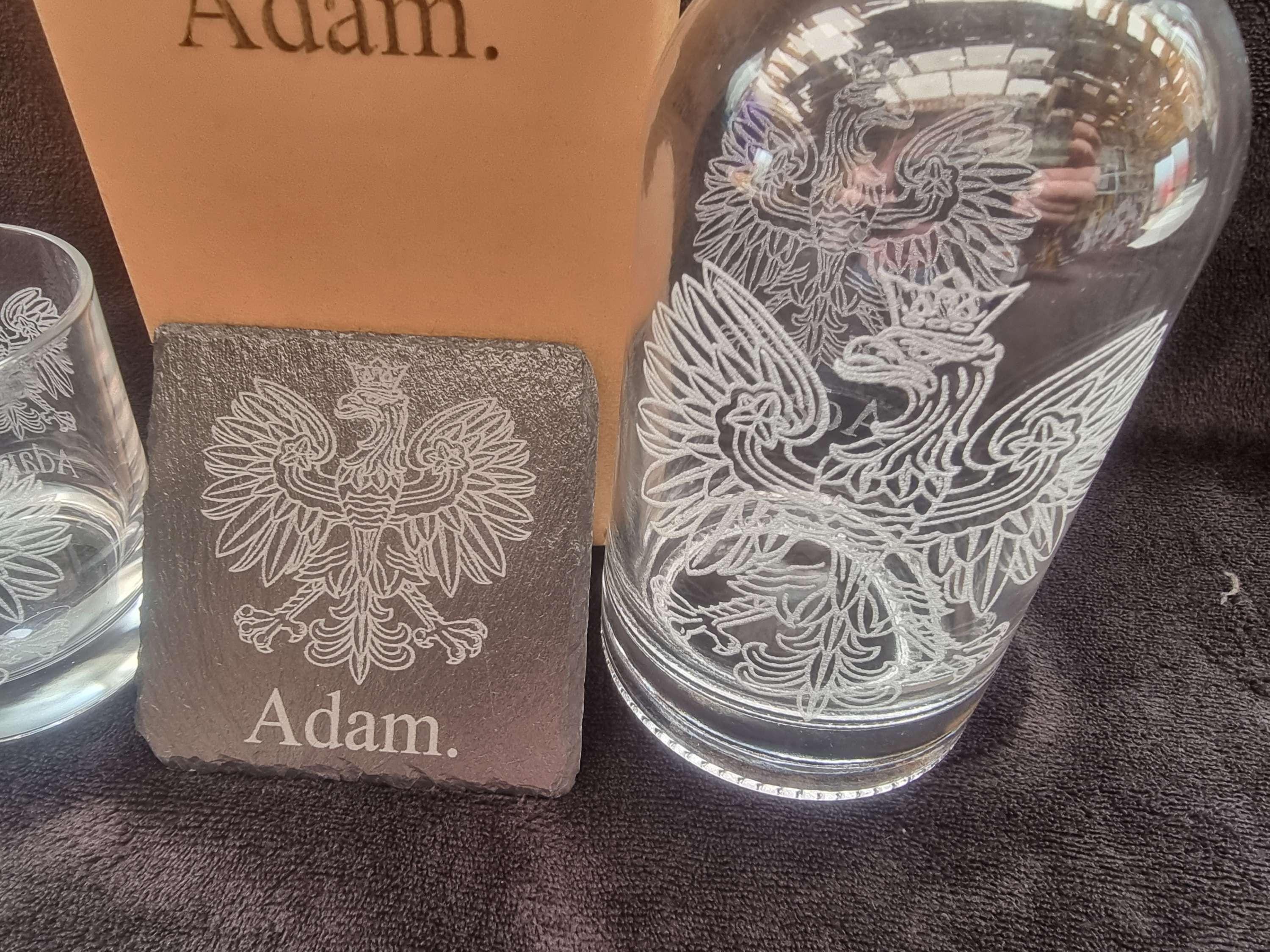 Polish Eagle Decanter glass box sets can be personalised - Thumbnail 2