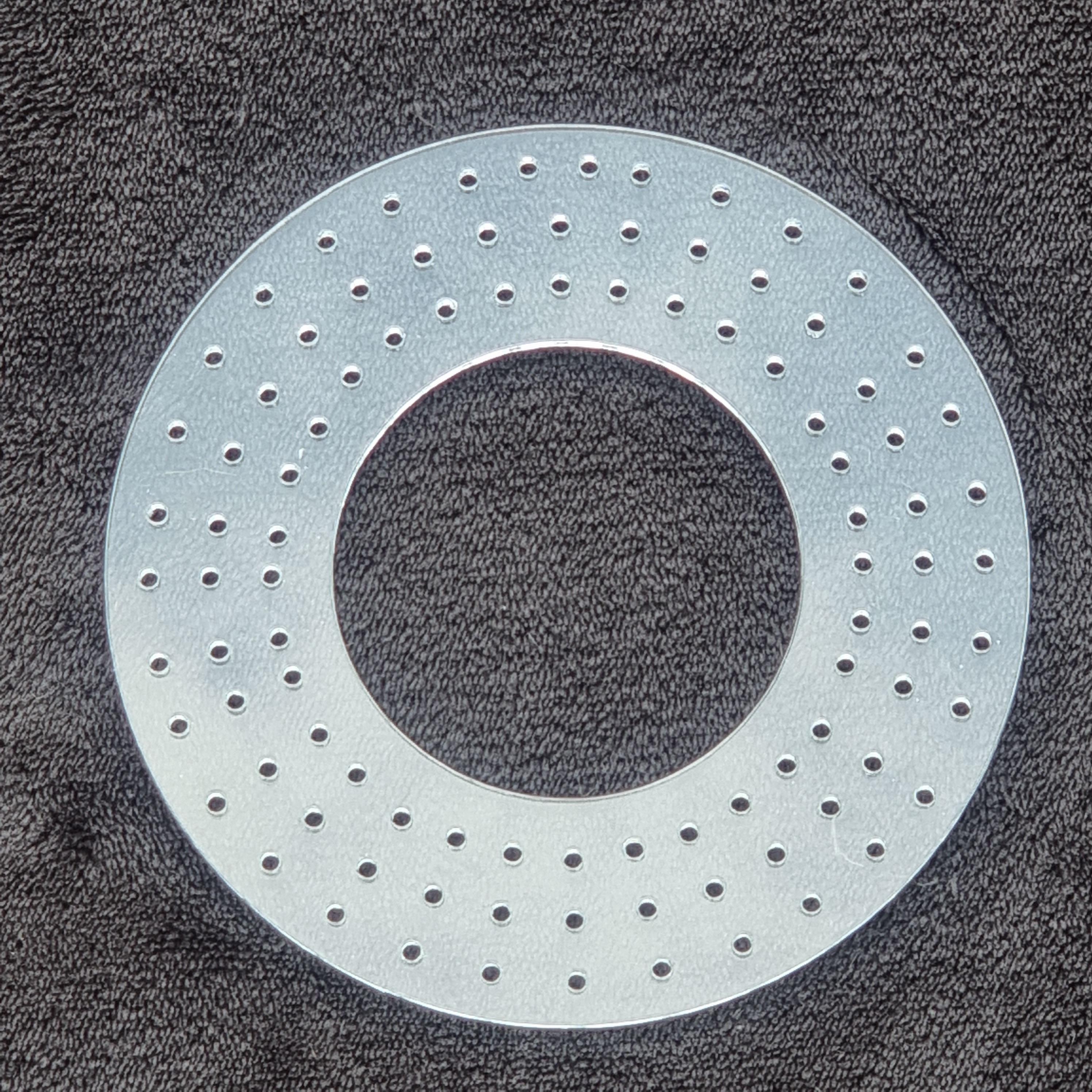 Crafting Wreath template ring edge holes