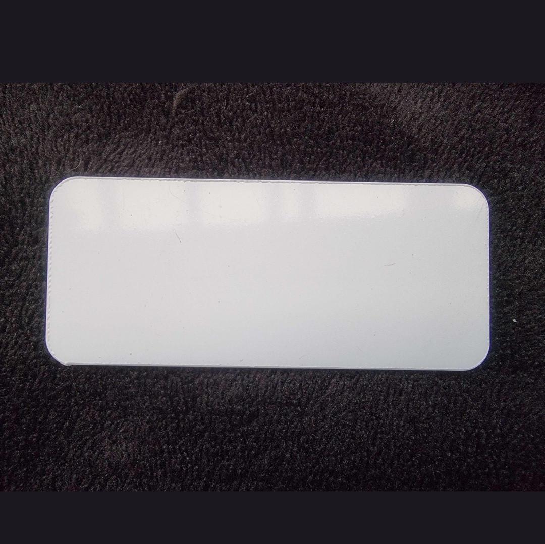 Rectangle shape Sublimation crafting blank Acrylic clear or white - Thumbnail 2