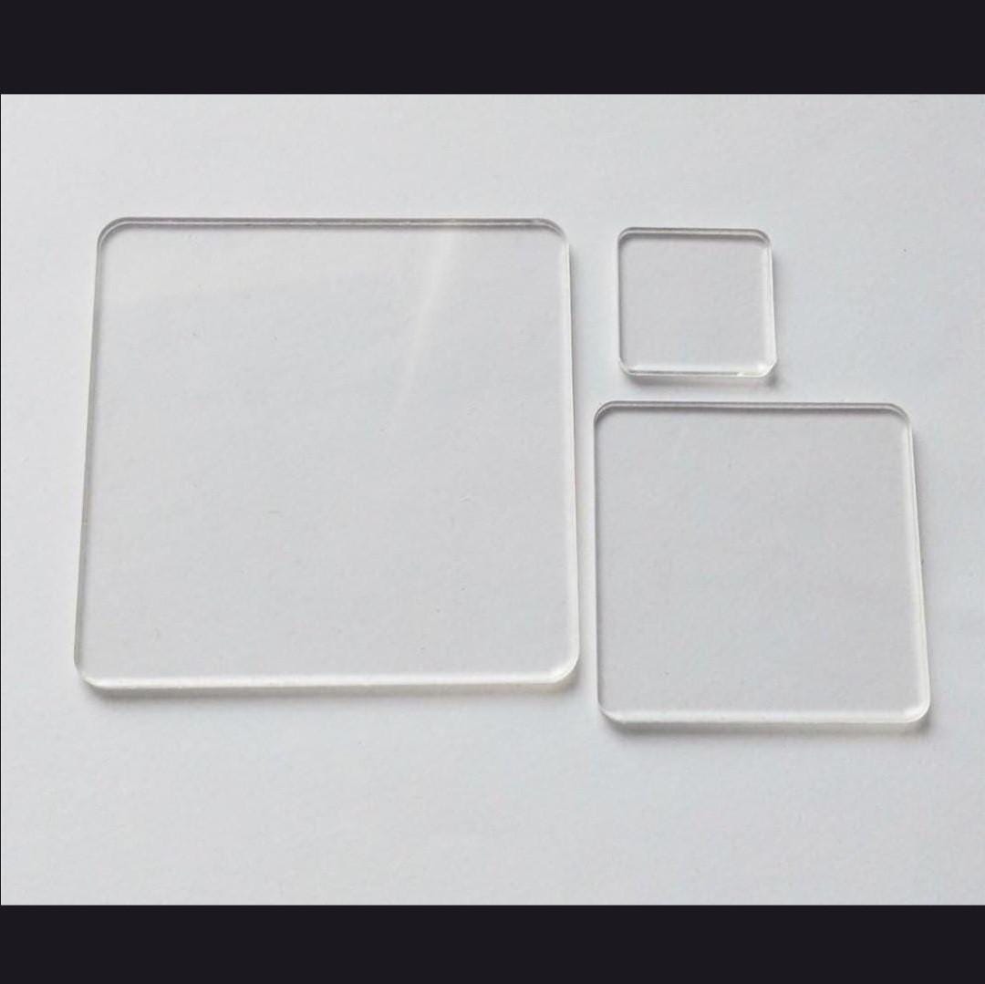 Rectangle shape Sublimation crafting blank Acrylic clear or white - Thumbnail 7