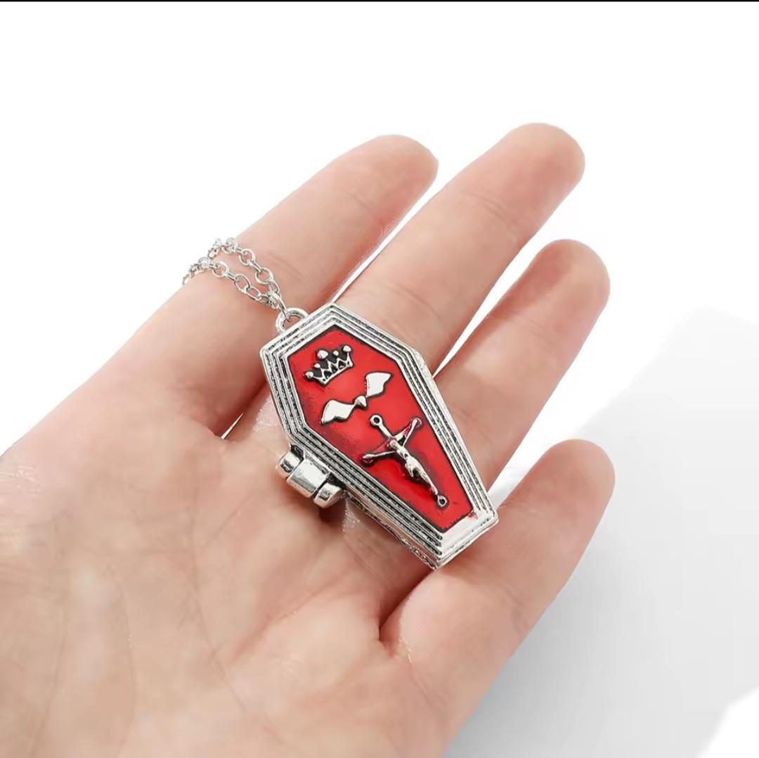 The Coffin Locket Pendant gift box set personalised - Thumbnail 7