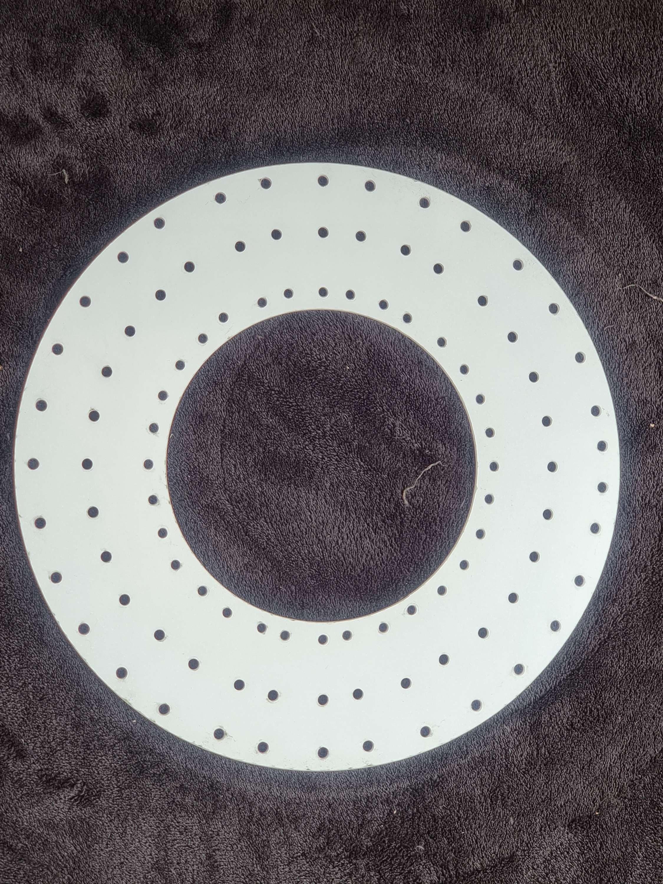 Crafting Wreath template ring 8 inch hole and edge holes - Thumbnail 2