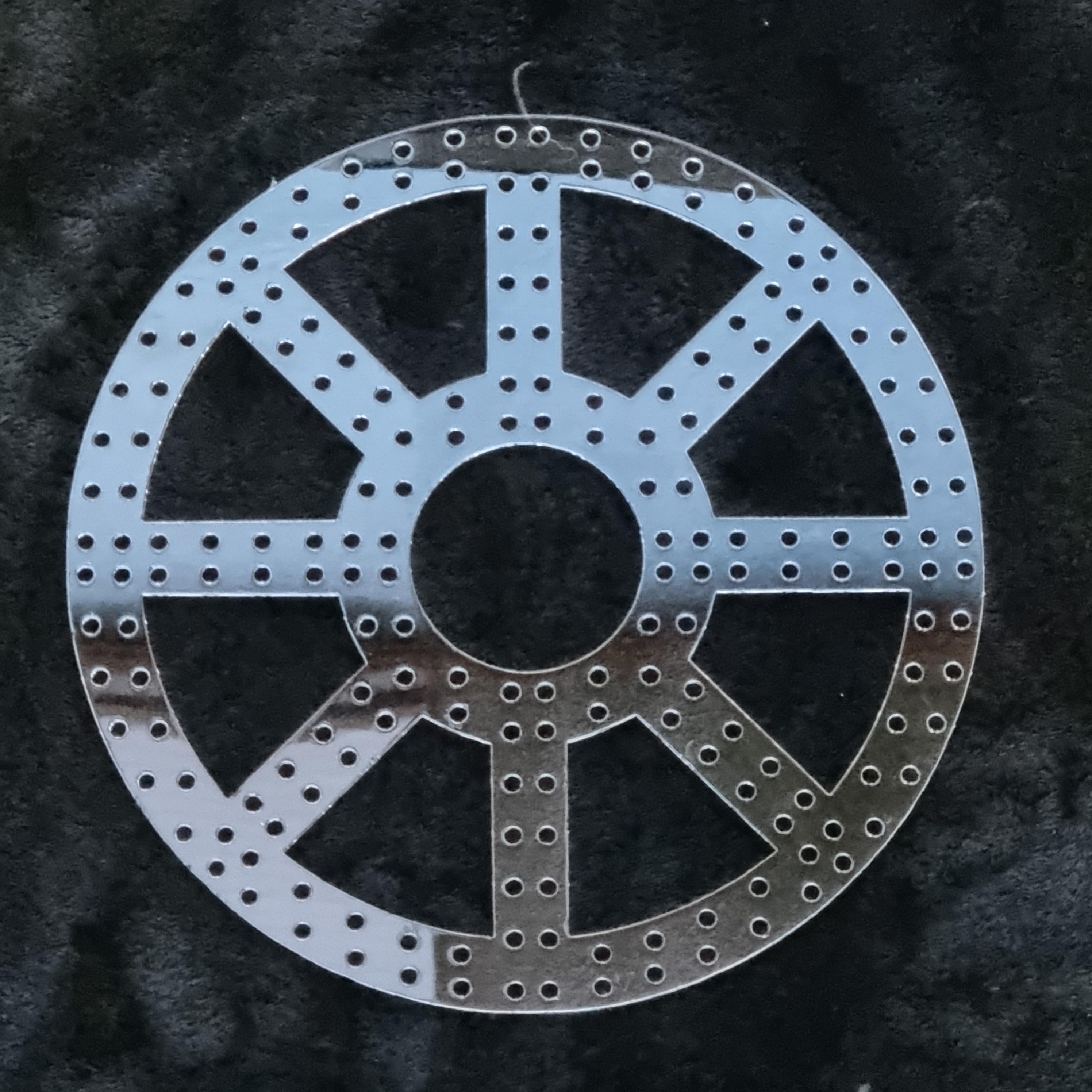 Crafting Wreath Template Wagon Wheel
