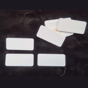 Forma rectangular Sublimación artesanía en blanco Acrílico transparente o blanco