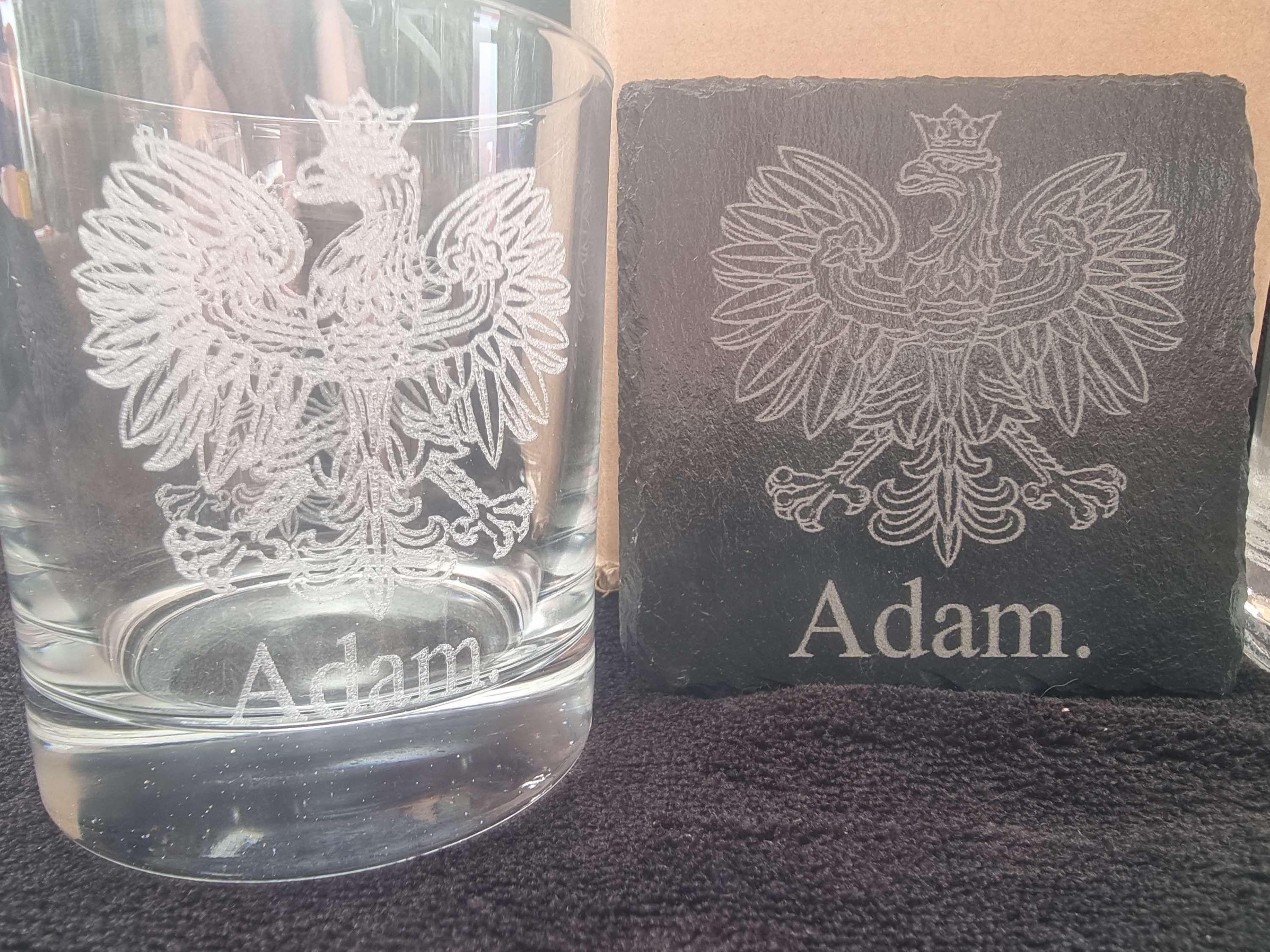 Polish Eagle Decanter glass box sets can be personalised - Thumbnail 4