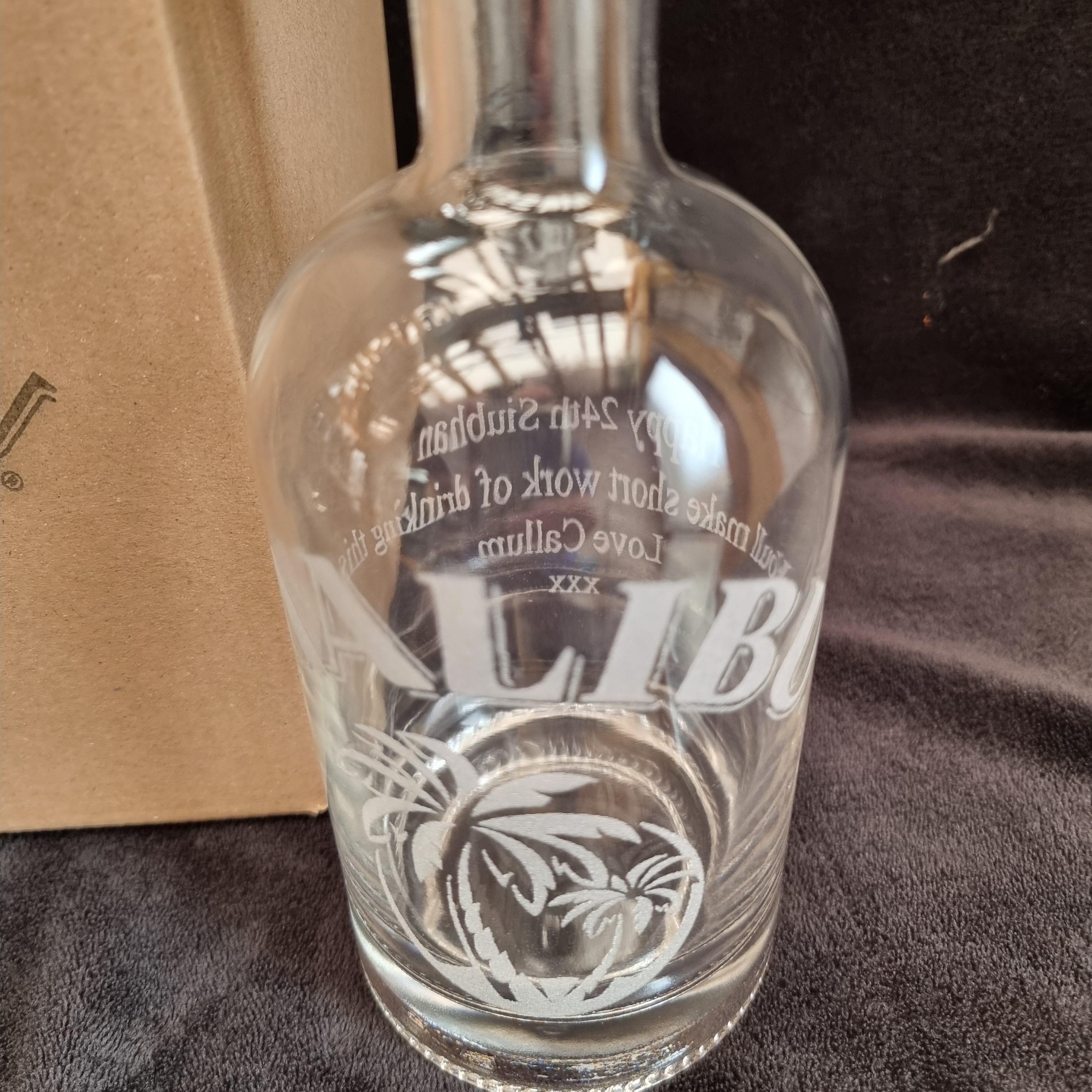Malibu decanter box set can be personalised - Thumbnail 4