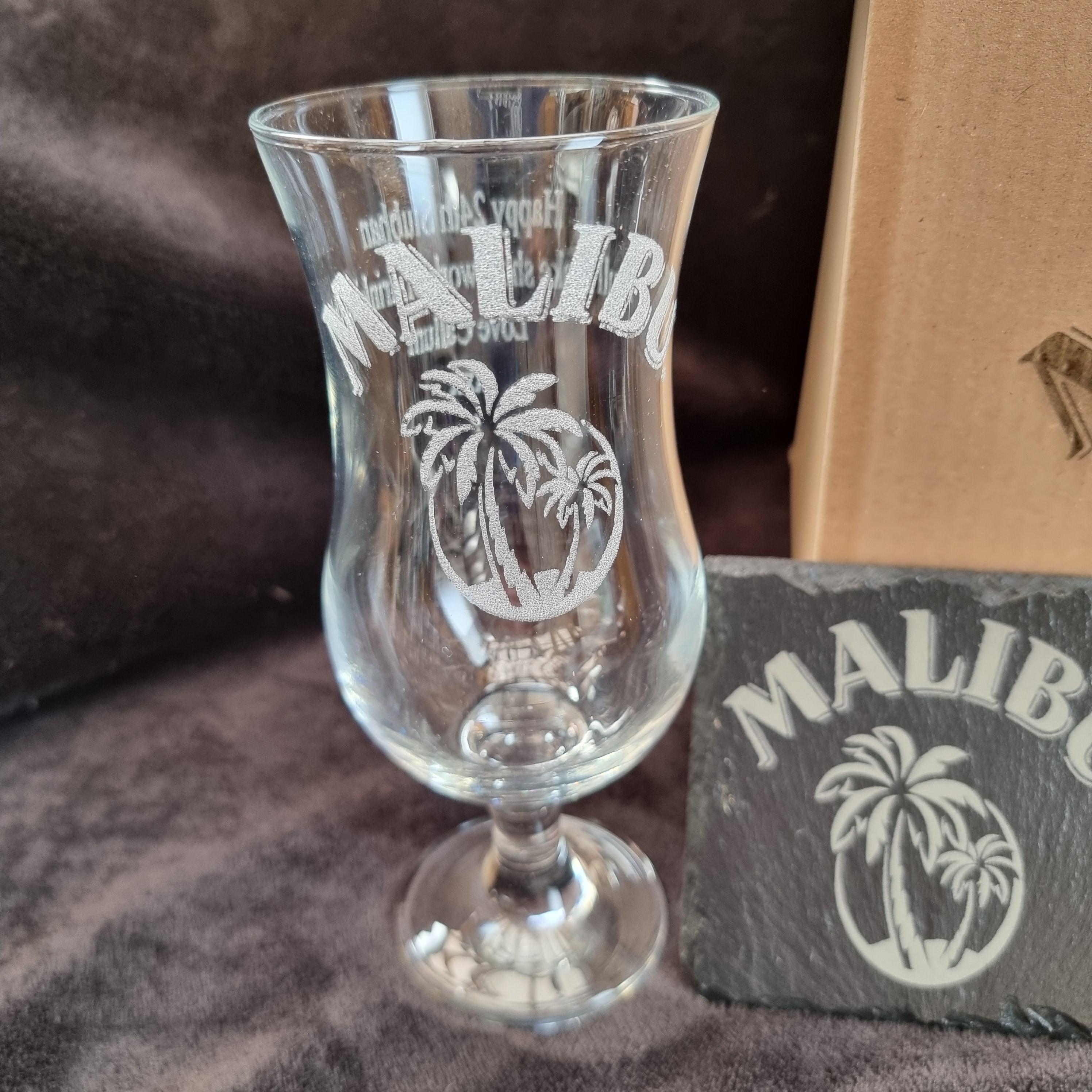 Malibu decanter box set can be personalised - Thumbnail 3