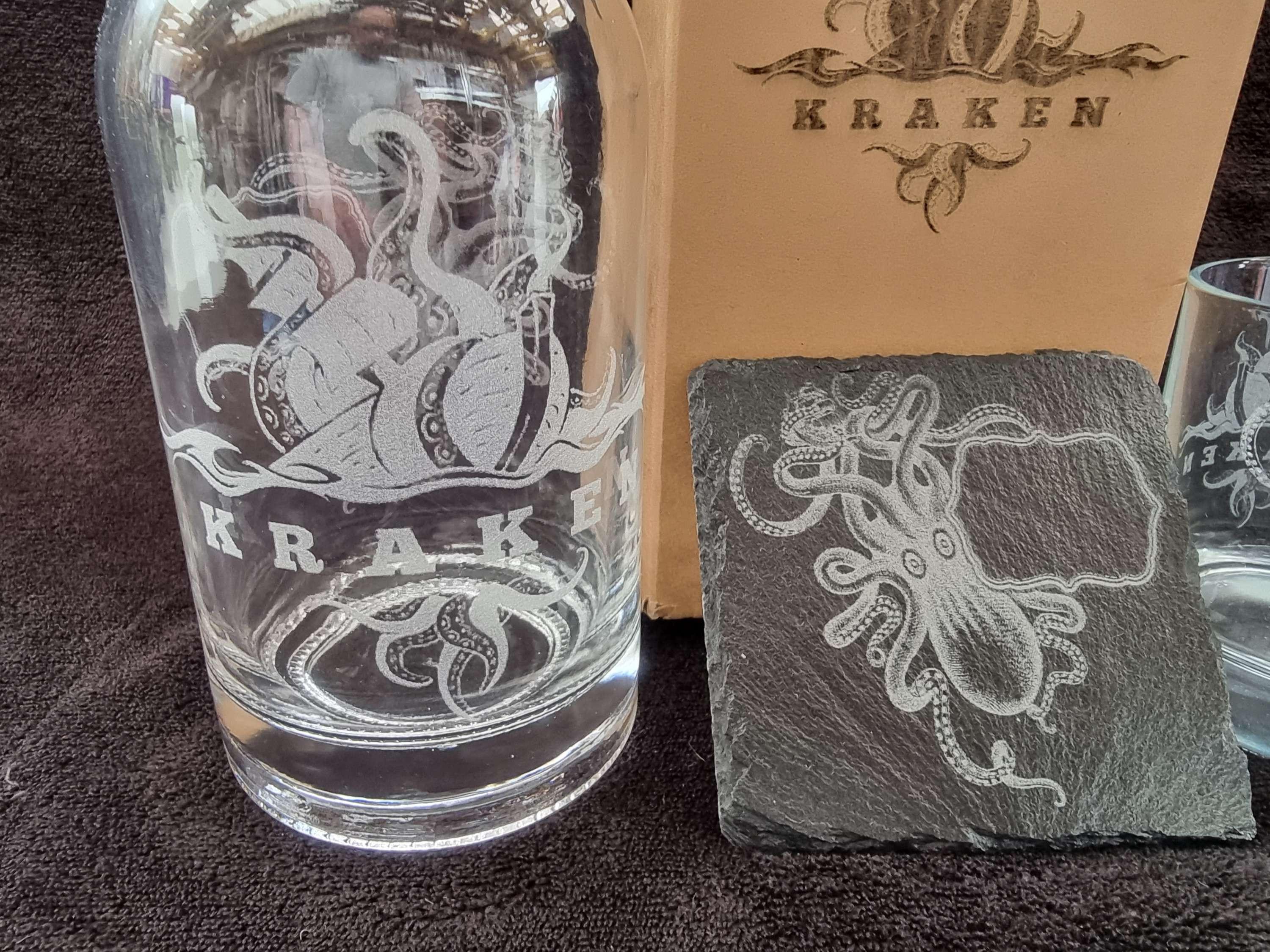 Kraken decanter your name logo text box sets can be personalised - Thumbnail 7