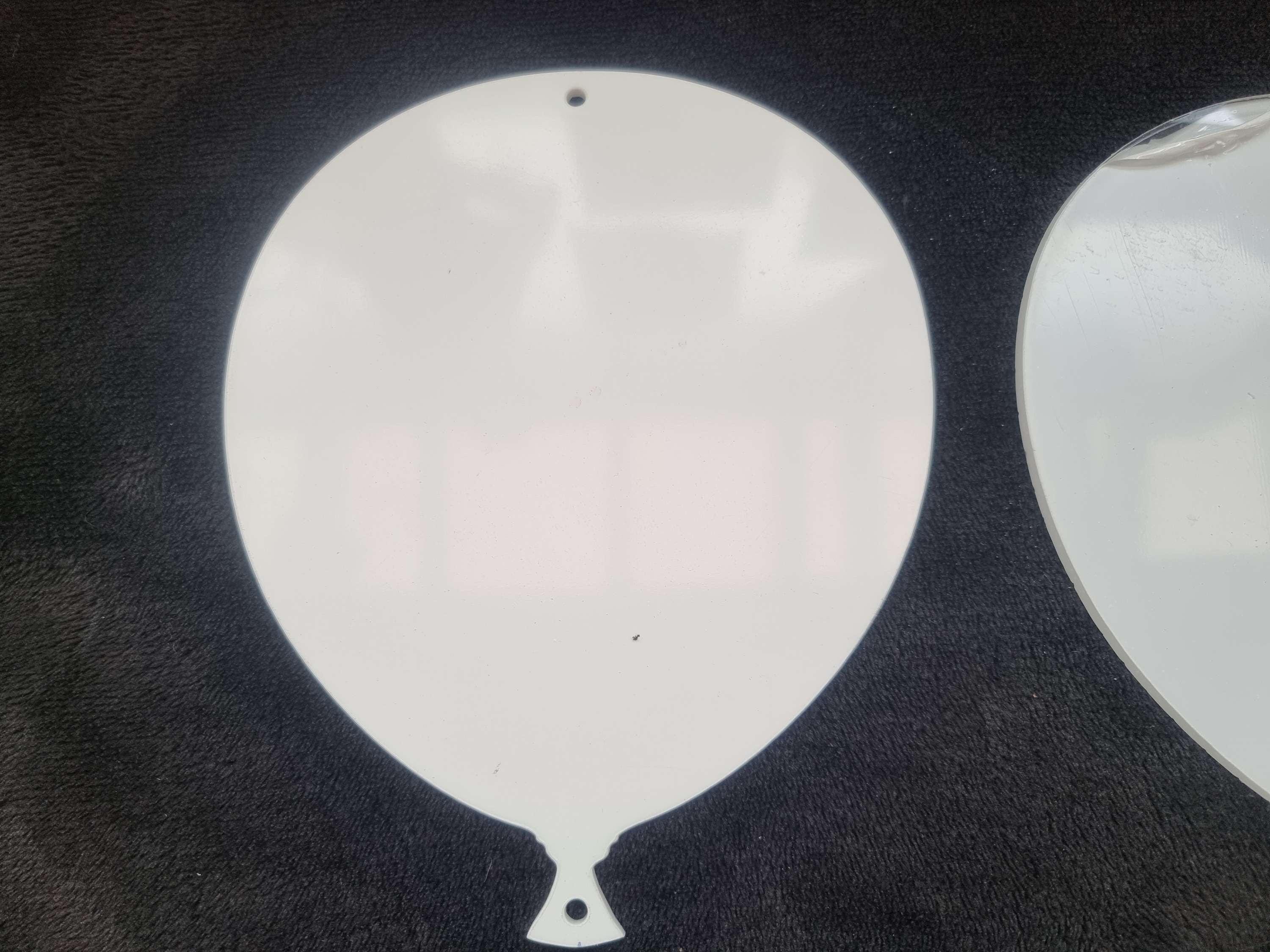 Balloon shape Sublimation crafting blank Acrylic