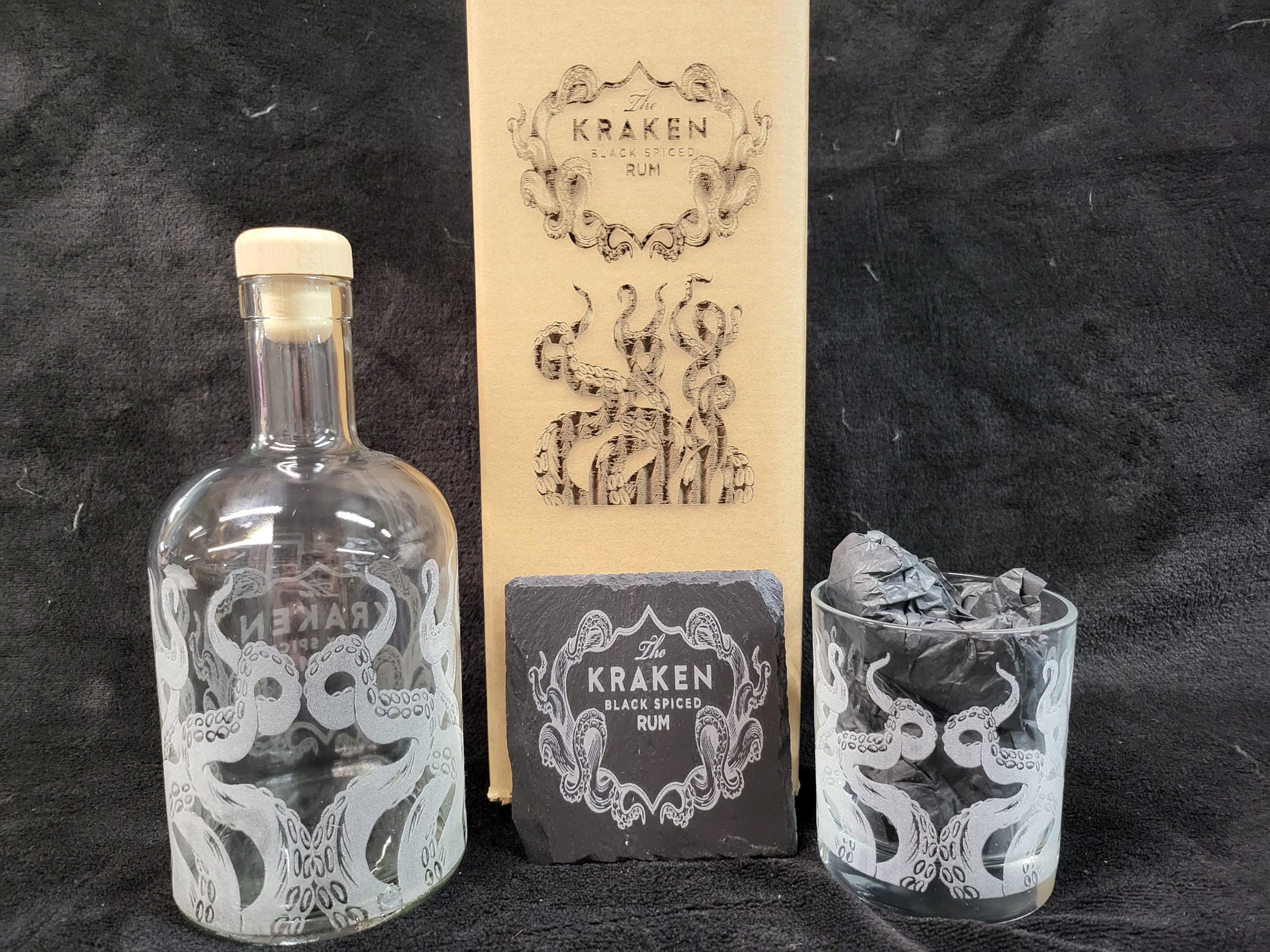 Kraken Tentacles decanter box set can be personalised - Thumbnail 2