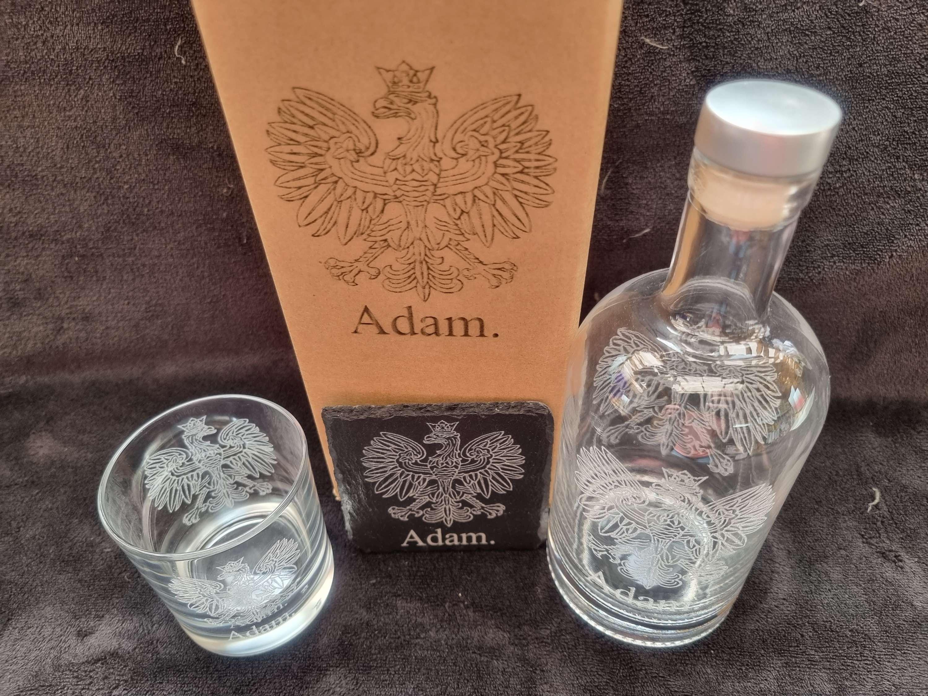 Polish Eagle Decanter glass box sets can be personalised - Thumbnail 7