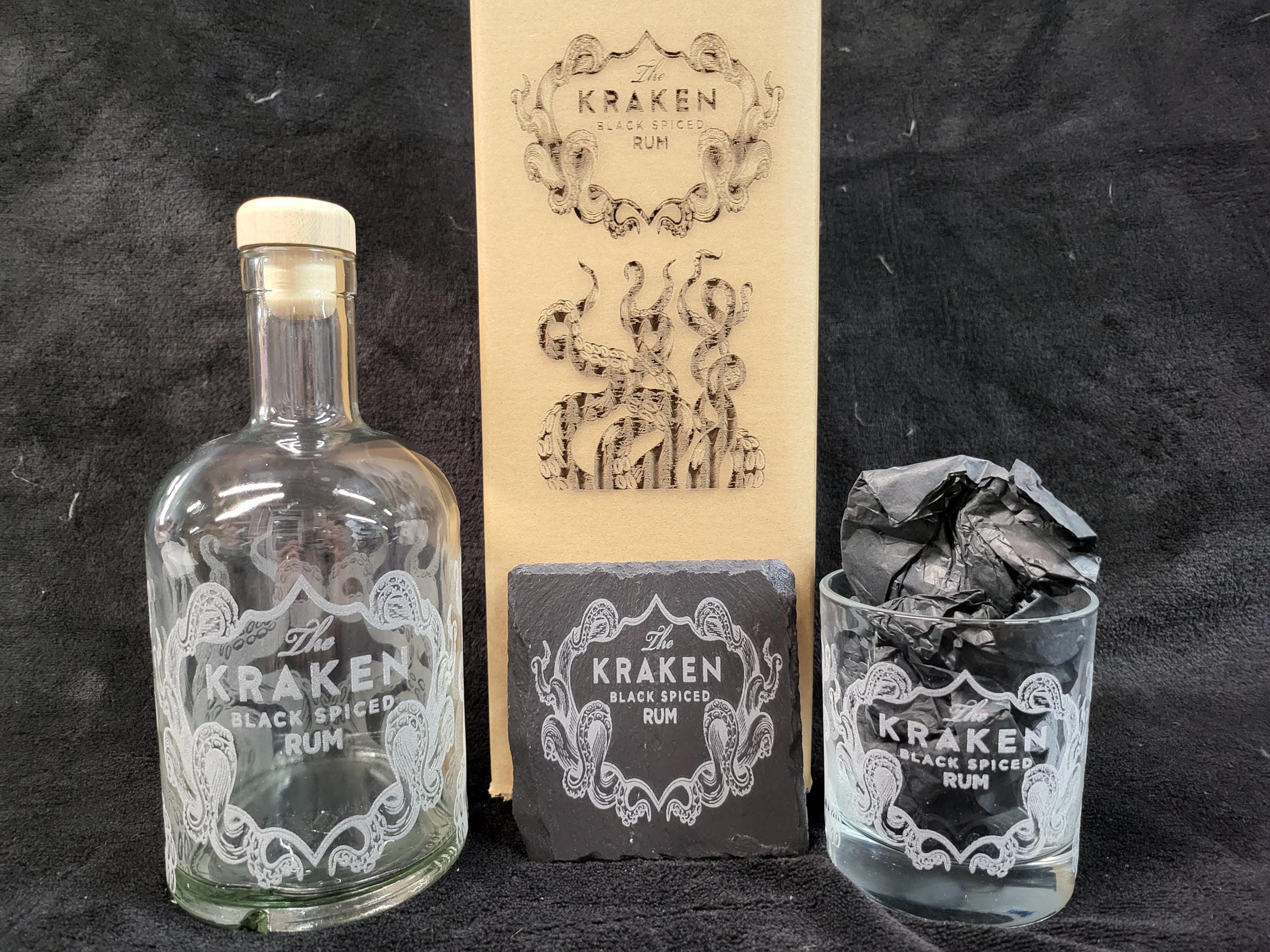 Kraken Tentacles decanter box set can be personalised