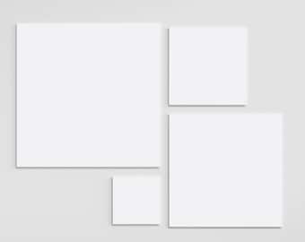 Square shape Sublimation crafting blank Acrylic clear or white