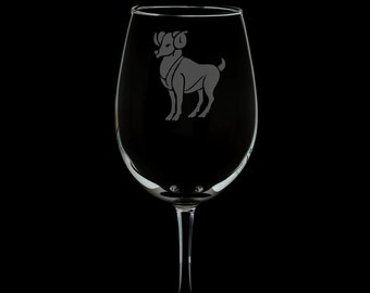 Aries 12 Ounce Wine Glass (Available in 18 Ounce)