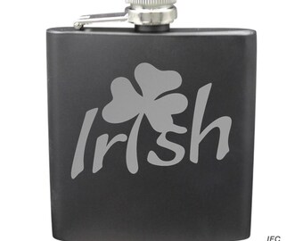 Irish Shot & 6 Ounce Flask Set