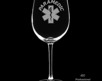 Paramedic 12 Ounce Wine Glass