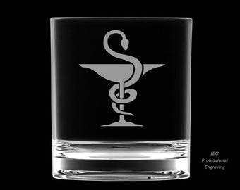 Pharmacist 10 Ounce Rocks Glass with Gift Box