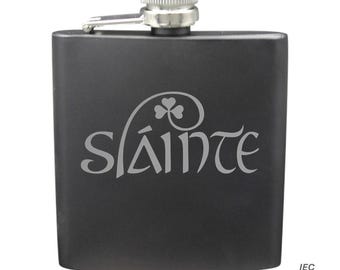 Slainte Shot & 6 Ounce Flask Set